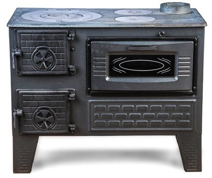 Отопительно-варочная печь МастерПечь ПВ-04 с духовым шкафом, 7,5 кВт в Каменске-Уральском