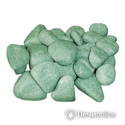 Камни для бани Банный камень Жадеит шлифованный 10 кг. в Каменске-Уральском